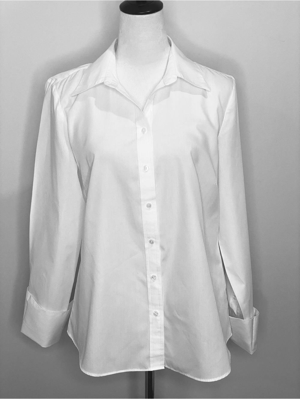 Izod White Button-Down Shirt